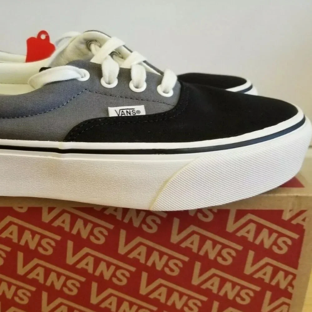 VANS  ERA PLATFORM 2 TONE BLACK/PEWTER SHOES WOMEN - Picture 14 of 16